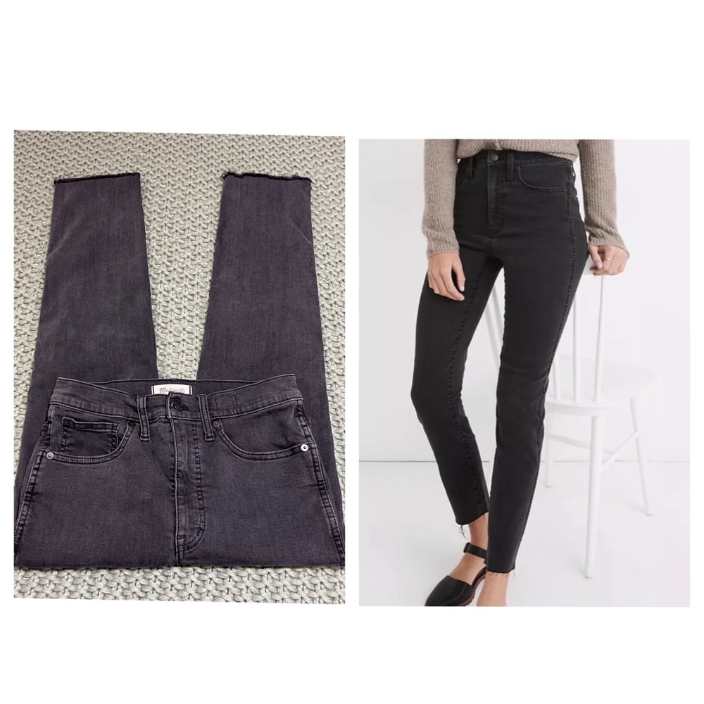 Madewell Stovepipe Jeans Raw Hem Edition